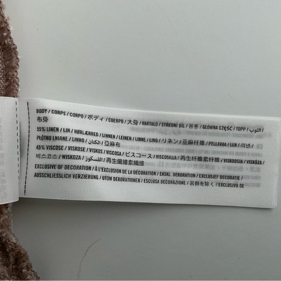 Abercrombie & Fitch Wrap Skirt Sz S Brown Striped Mini Ruffle Romantic Y2K 90s - Picture 9 of 10